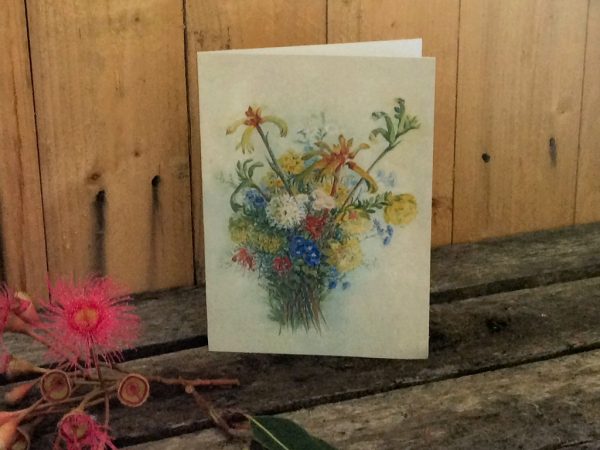 Western Australia Wildflower bunch card