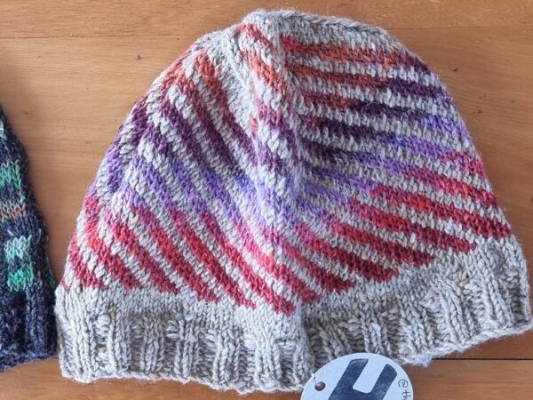 Hand knitted beanie, made in Tasmania